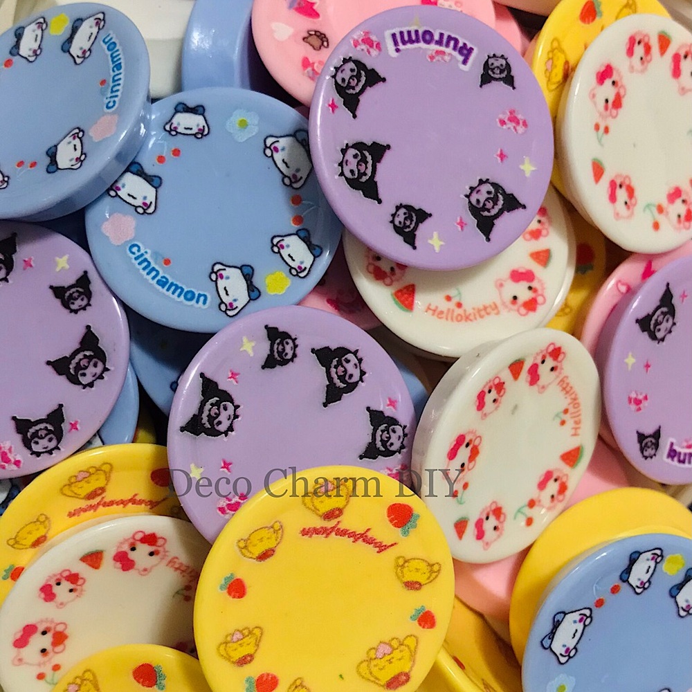 Mix Sanrio Plate Cute Charms for Jewelry Making